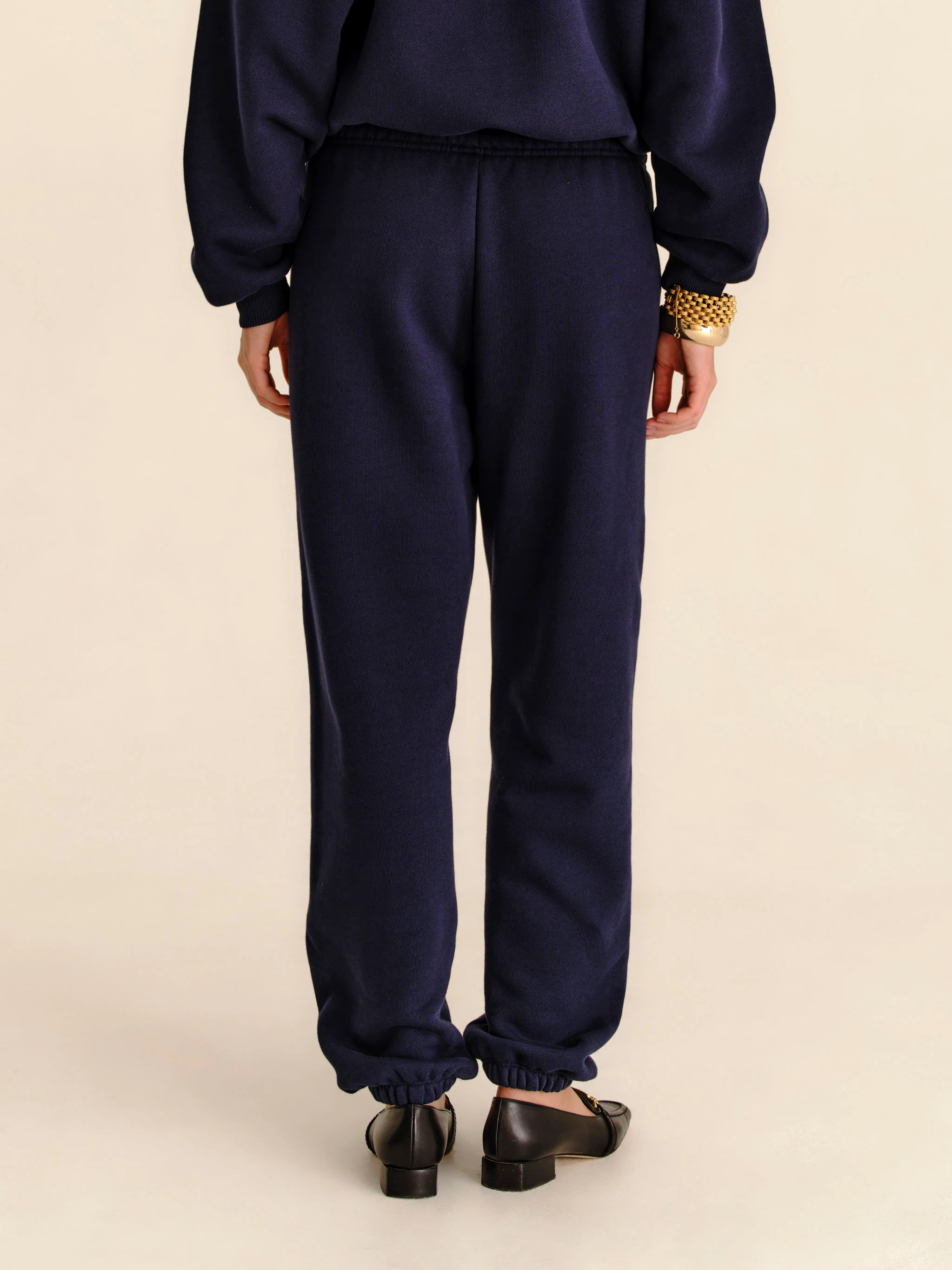 French Terry Sweatpants - Midnight Blue - Image 3