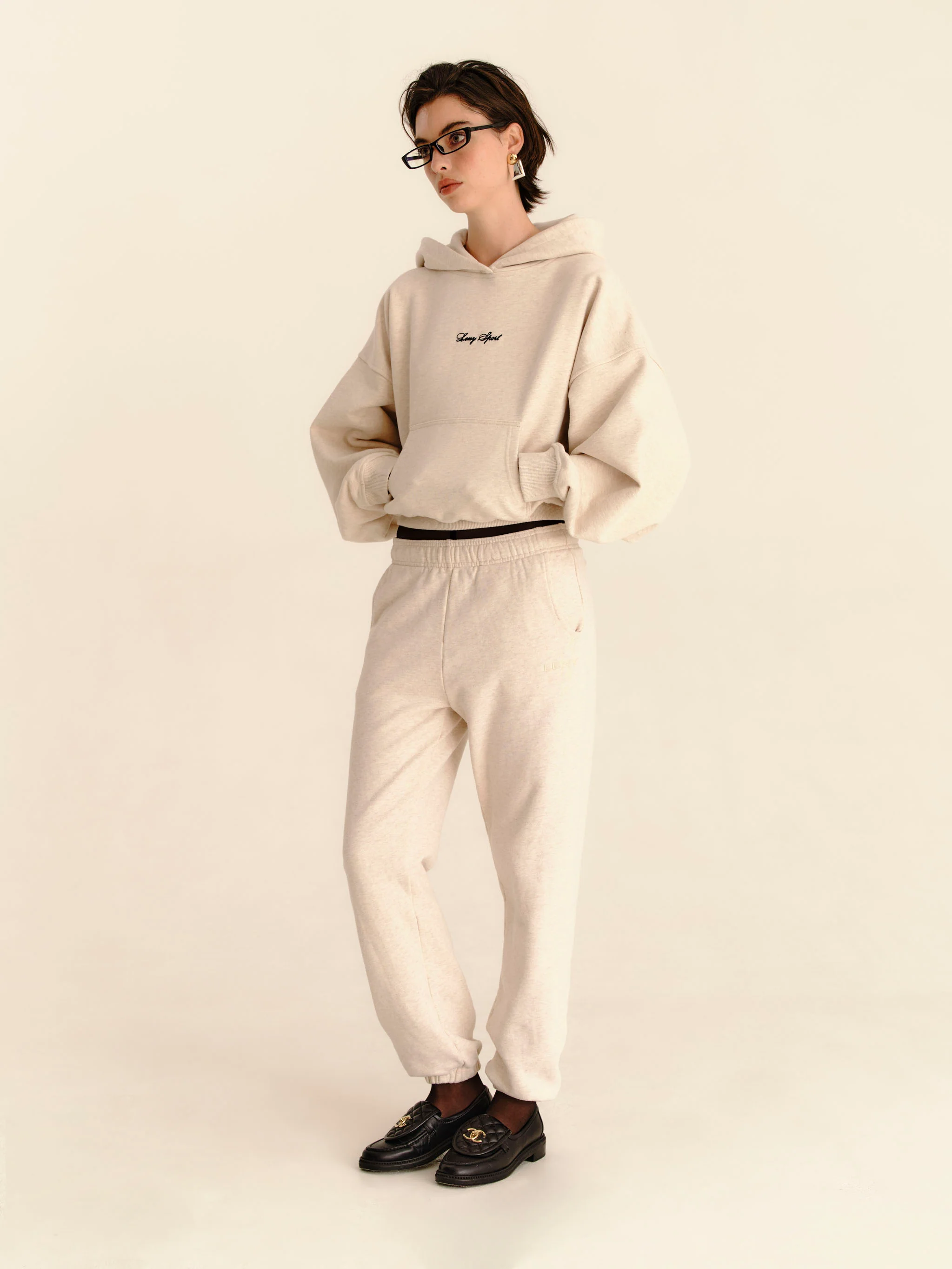 LENY Hoodie - Beige Melange - Image 4