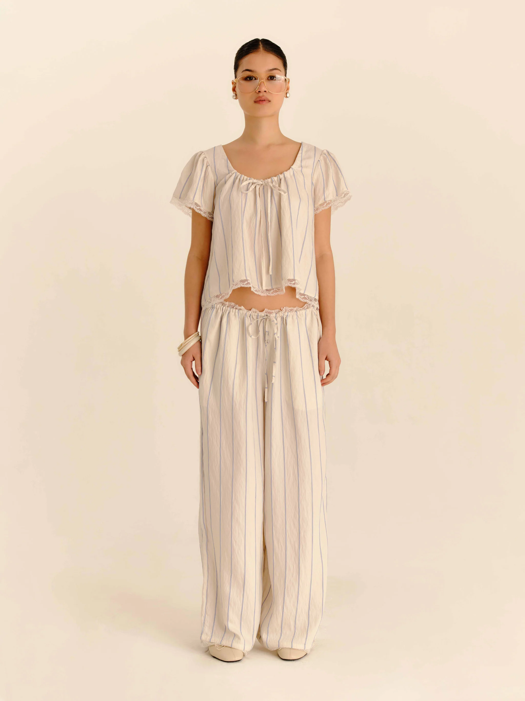 Nunu Blouse - French Stripe - Image 4