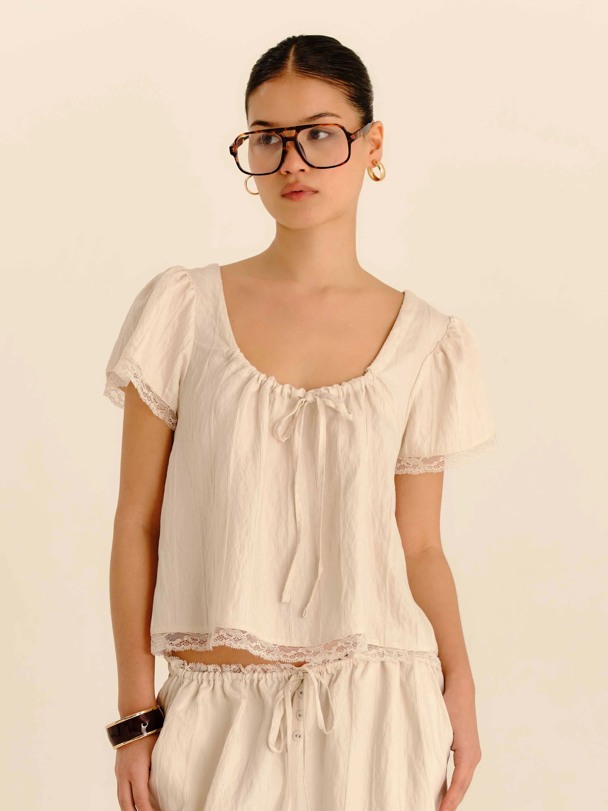 Nunu Blouse - Pearl - Image 5