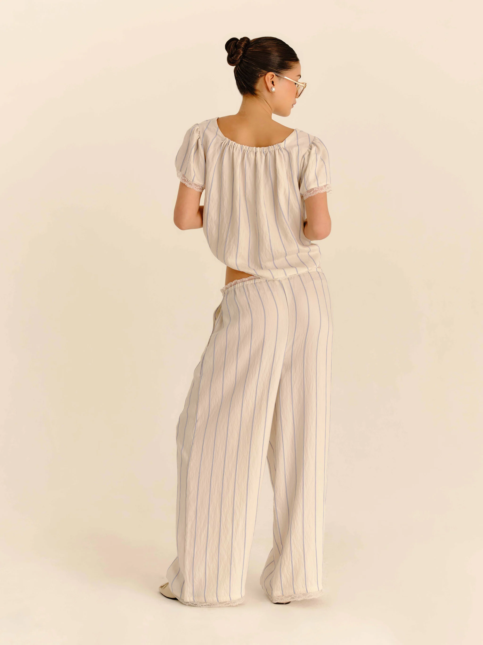 Nunu PJ Pants - French Stripe - Image 4