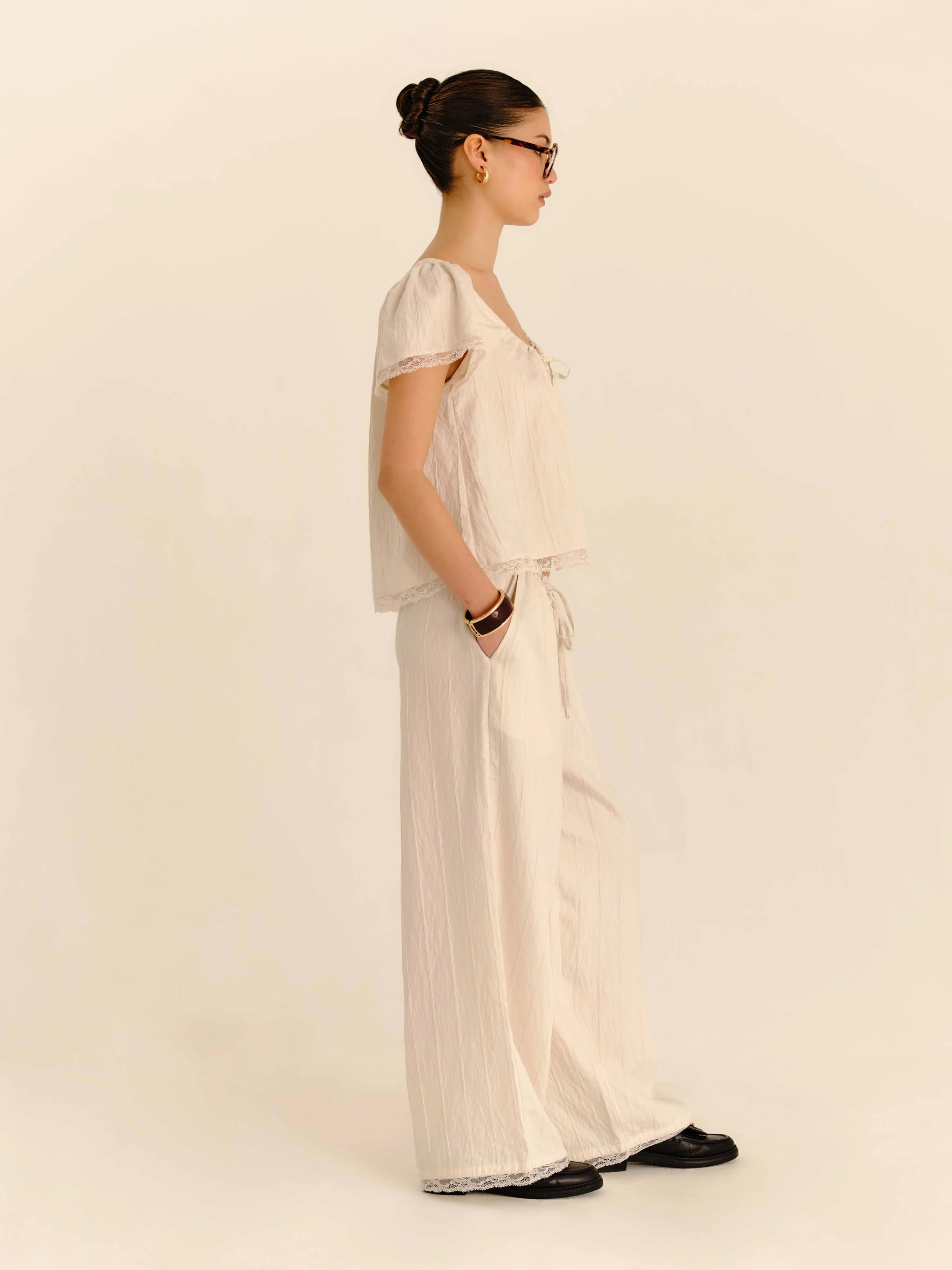 Nunu PJ Pants - Pearl - Image 4