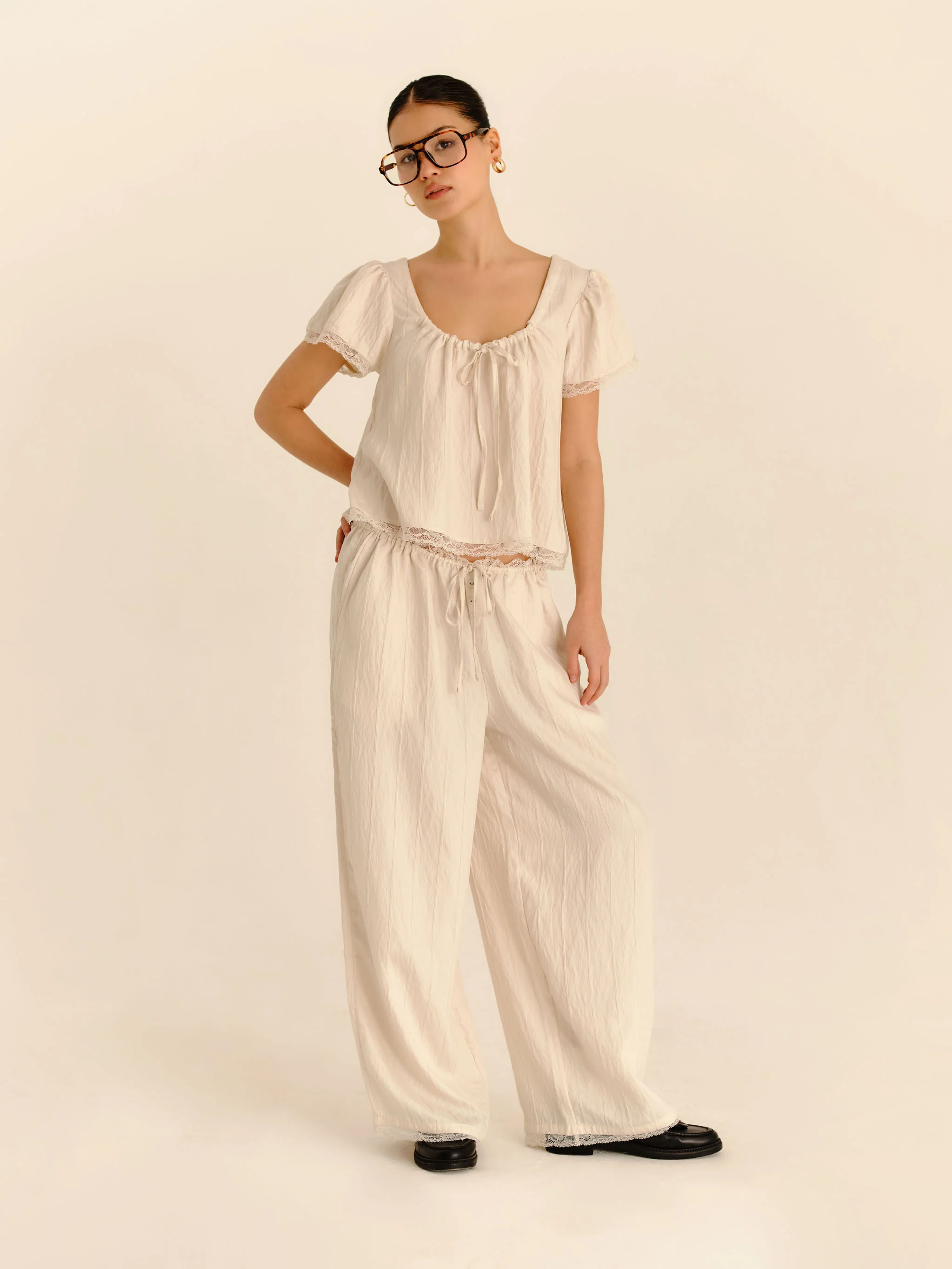 Nunu PJ Pants - Pearl - Image 5