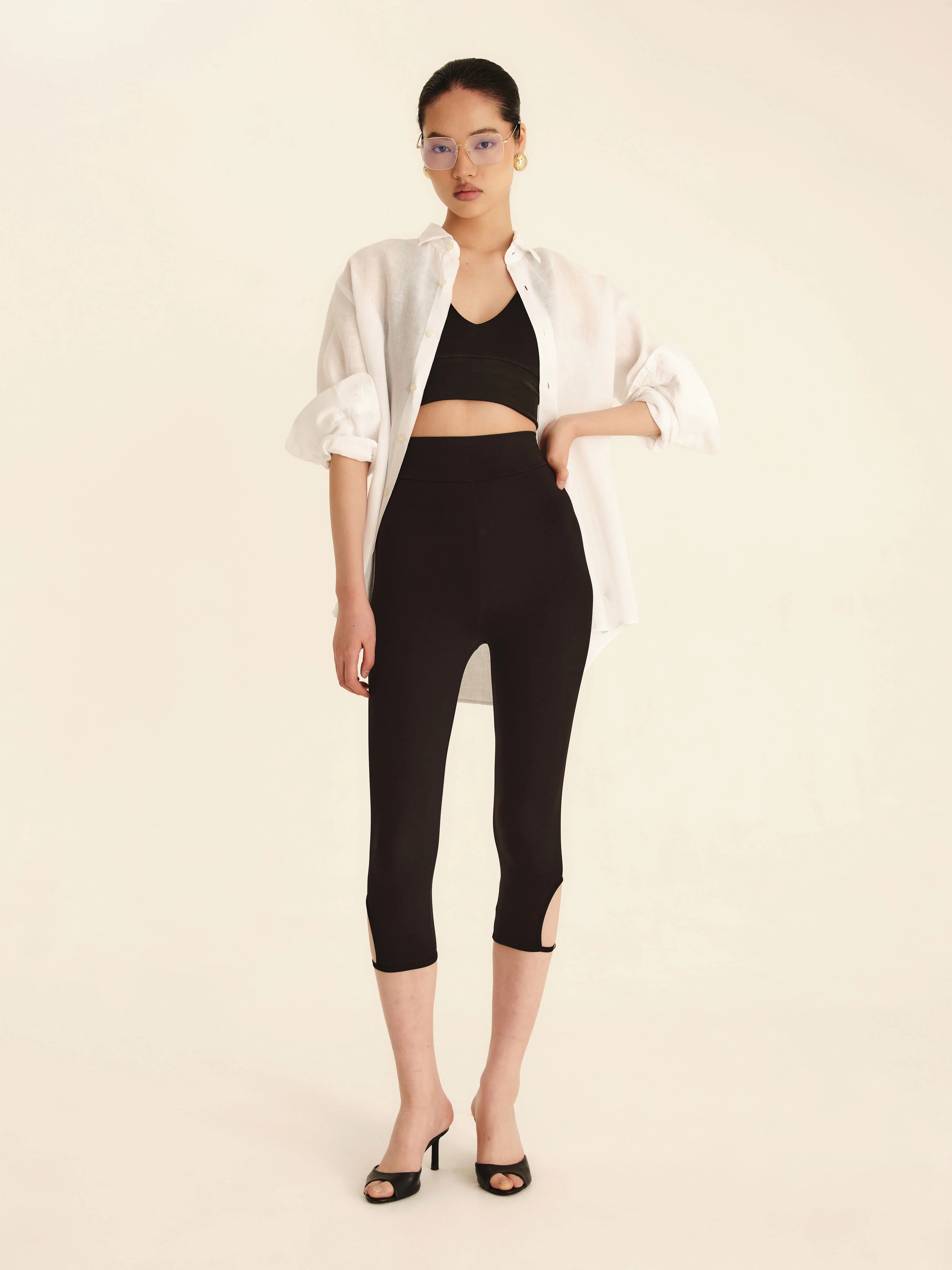 Skyline V-Neck Bra - Jet Black - Image 3